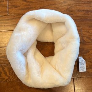 White Fluffy Scarf/Wrap (Never worn!)